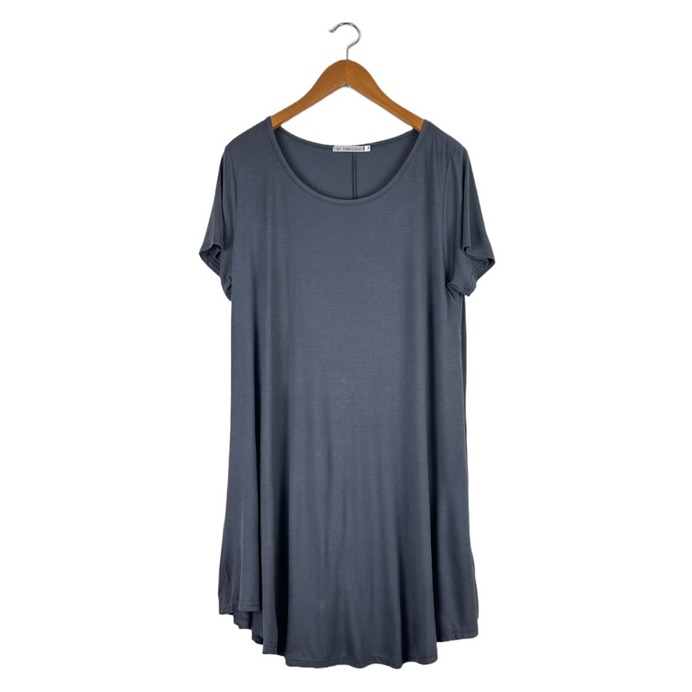 Jollie lovin T shirt Dress Gray XL